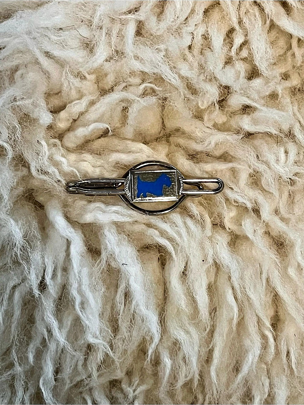 Vintage Scottie Dog Tie Bar Vintage Scotty Dog Scottish Terrier tie clip Scotty